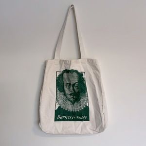 Vintage Barnes & Noble Shakespeare tote bag